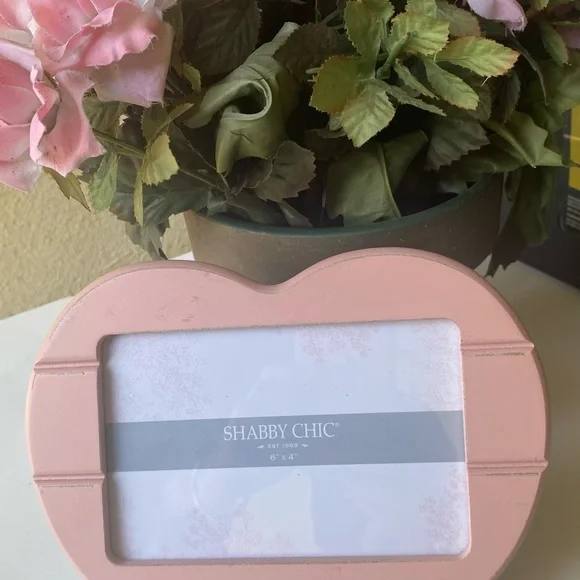 Rachel Ashwell Shabby Chic Pink/Peach Heart Photo Frame - Picture 4 of 5